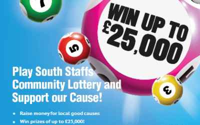 Try your luck with the local lottery and support us!