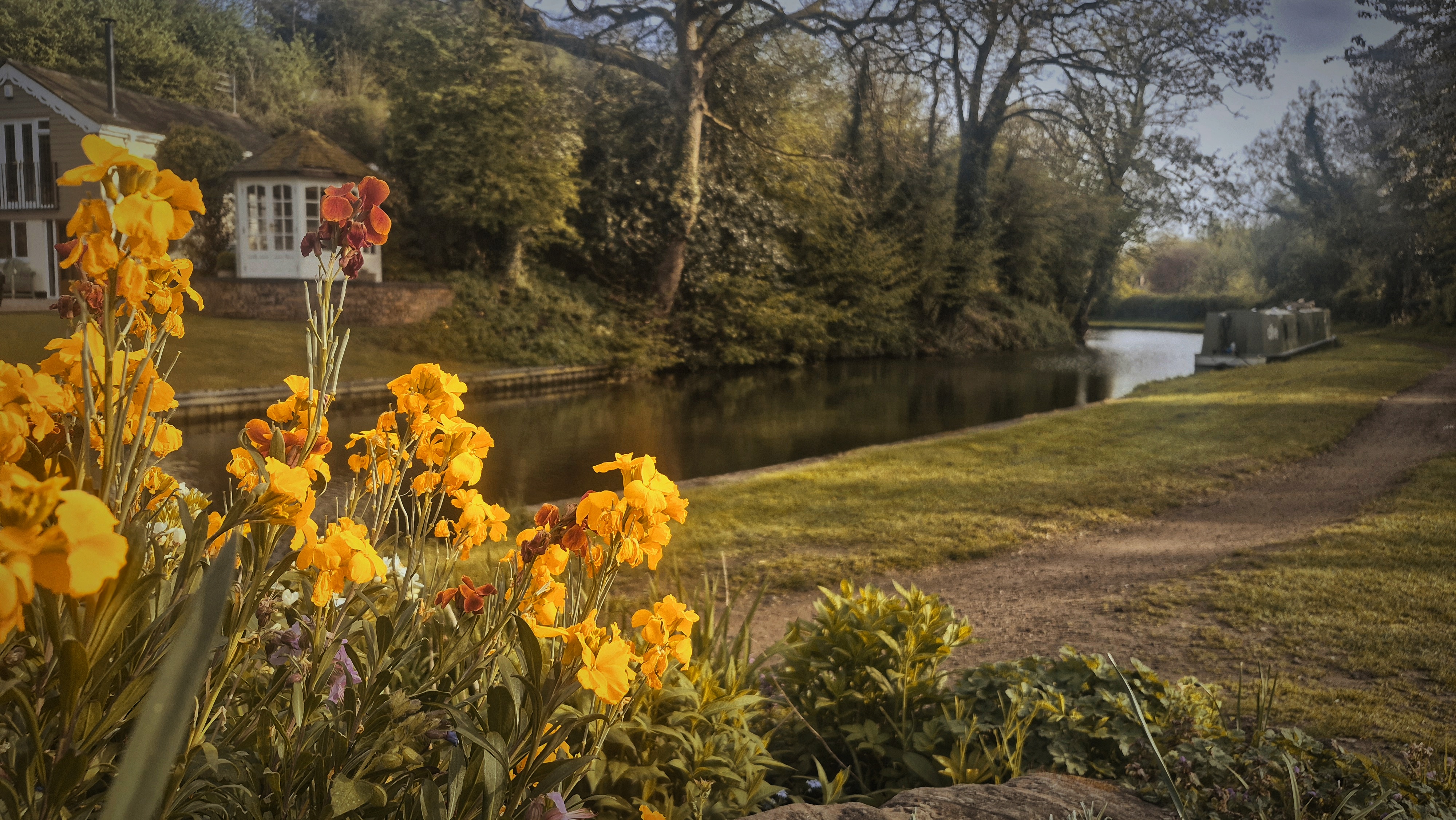 Summer along the canal