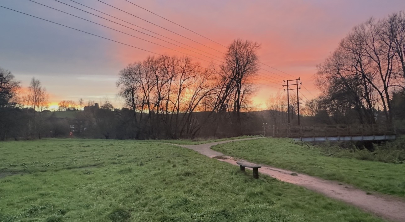 Brockleys walk bridge @ sunset