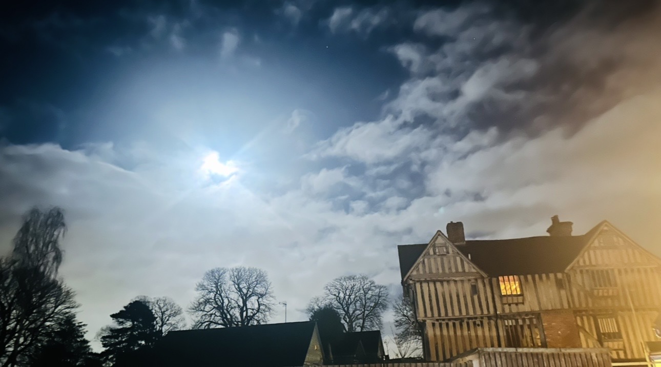 Full moon over Grammar School