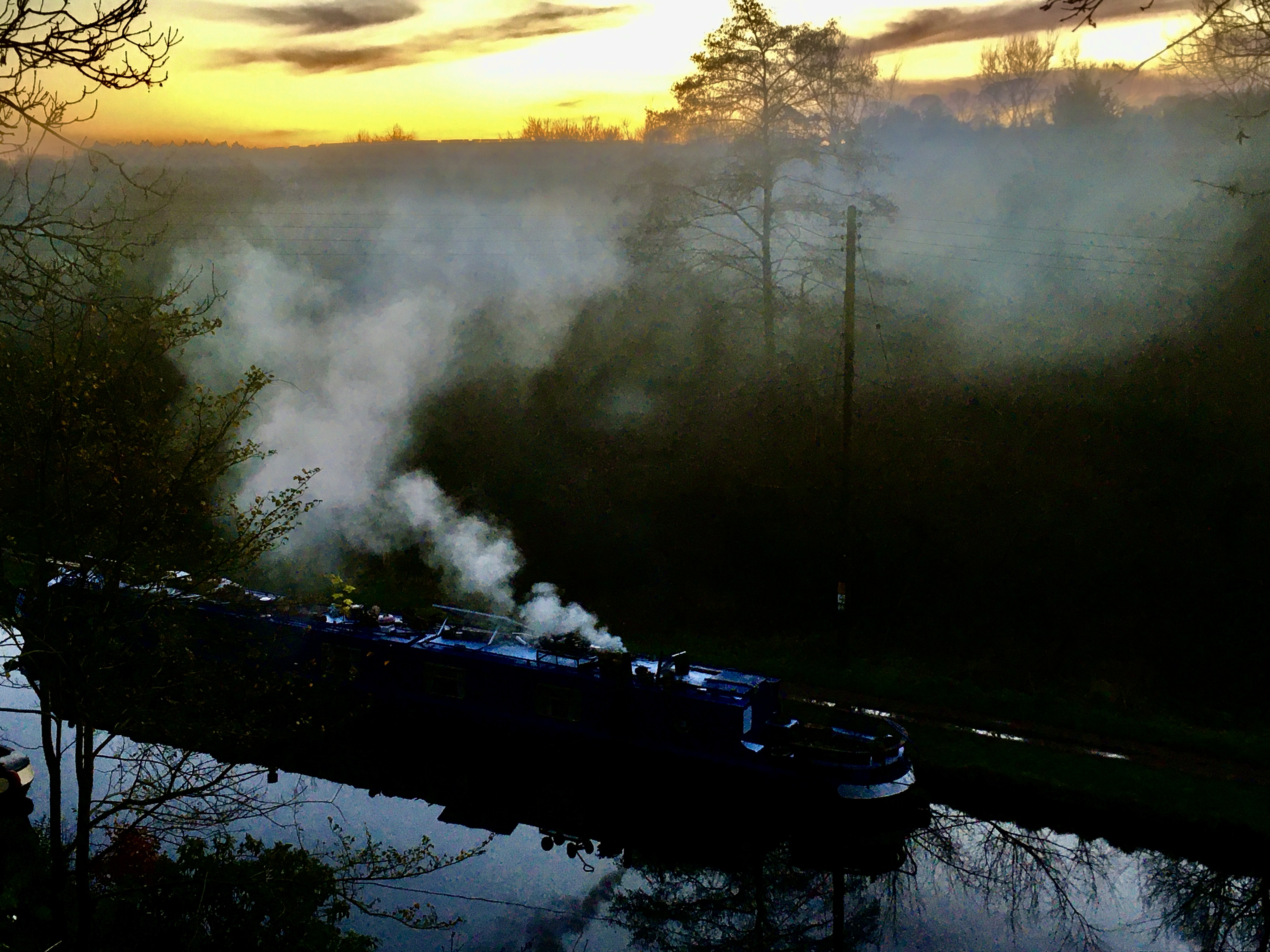 Smoke on the, woods