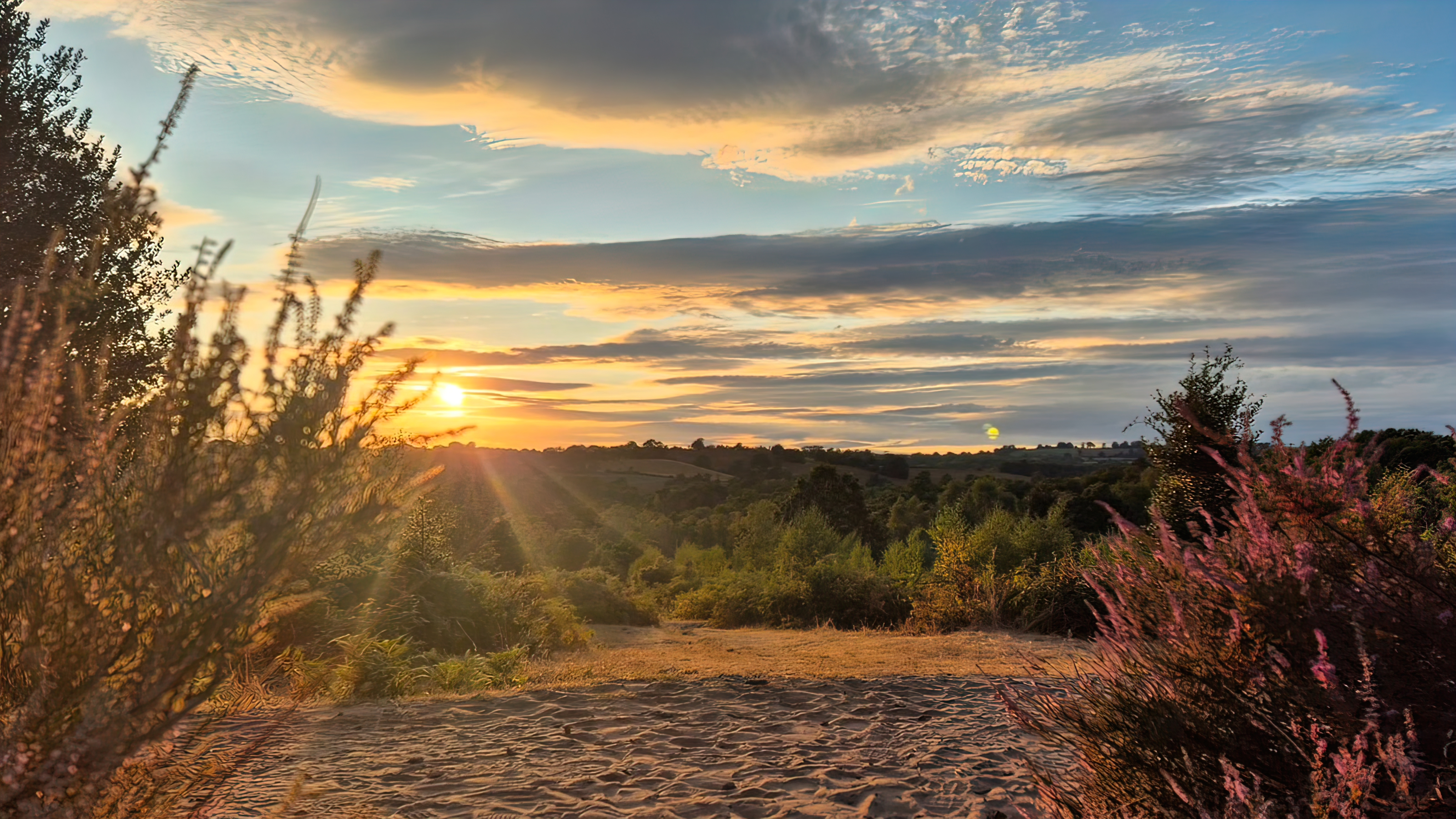 Sandy paths and sunrays by Vales Rock